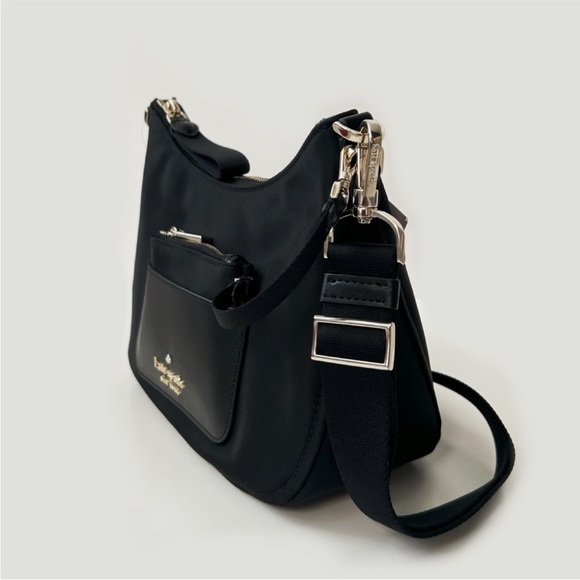 SOLD NEW Kate Spade NY Chelsea Nylon Crossbody w/ Detachable Coin Purse, Black - Picture 5 of 12